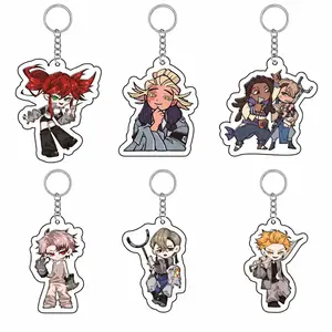 Gachiakuta Characters Keychain, Anime Acrylic Keychain, Rudo/Enjin/Bro Santa/Tamsy Caines/Semiu Grier/Amo Empool