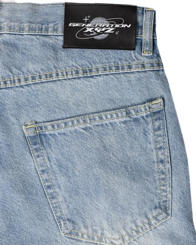 Dirt Washed Blue Loose Jorts