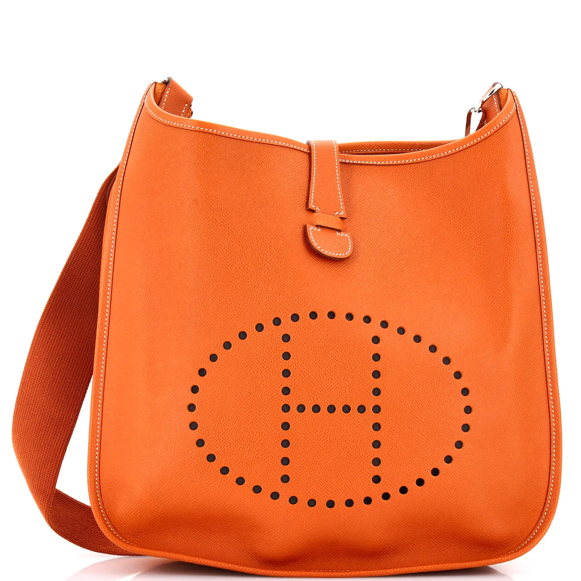 Pre-owned HERMÈS material Messenger Bags Hermes Evelyne Bag Gen I Epsom GM by Rebag