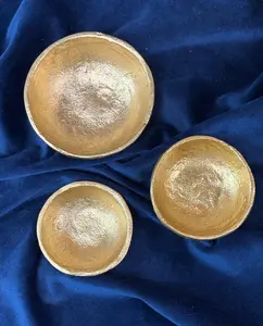Small Decorative Gold Bowls