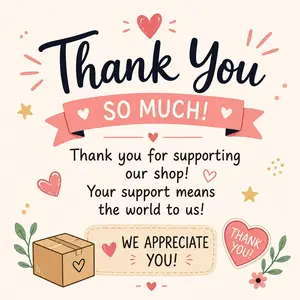 Thank You for Supporting Our Shop