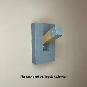 Pixel Lever Light Switch Cover (Fits Standard US Toggle Switches) – Gamer Room Decor Pixel Lever Light Switch Cover (Fits Standard US Toggle Switches) – Gamer Room Decor