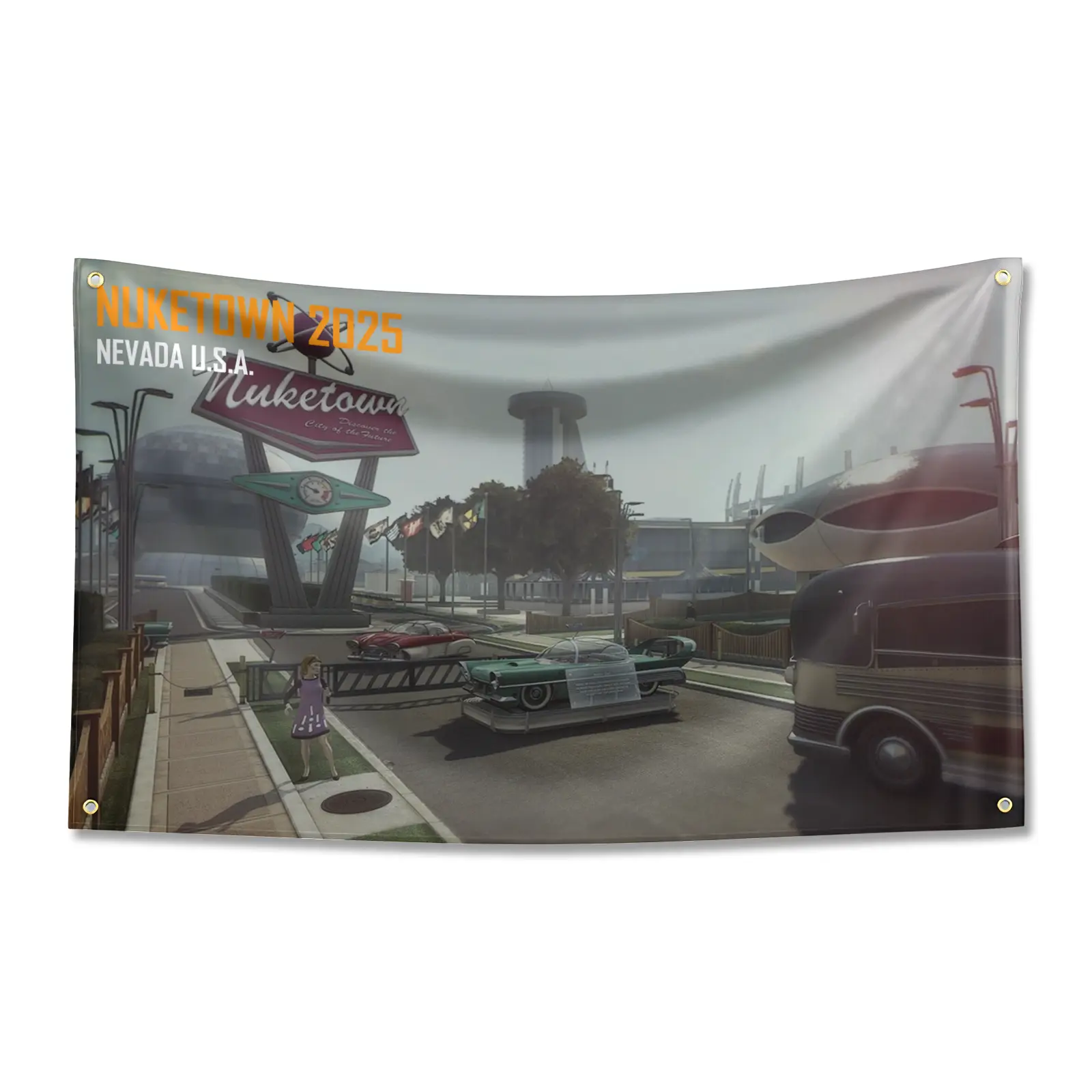 Nuketown Dorm Flag Tapestry, Lightweight Room Decor, Living Room Wall Decor, Bedroom Hanging Wall Art for Home Supplies tiktokshopbacktoschool