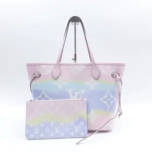 Pre-owned Louis Vuitton Canvas Shoulder Bags Neverfull MM W/Pouch Gradient Color Shoulder Bag T10405701