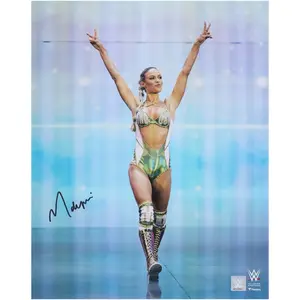 Maxxine Dupri WWE Autographed 16" x 20" Entrance Photograph