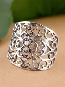 1 PC Pretty Fashion Promise Ring For Women For Wedding Engagement Party Jewelry Valentine's Day Gift Scrolling Ring