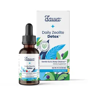 Dawa Zeolite Detox Liquid Drops - (5-in-1) Natural Daily Cleanse | With Blue Spirulina, Soursop & MCT | Energy, Mental Clarity, & Immune Support