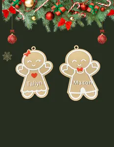 Gingerbread Personalized Ornament