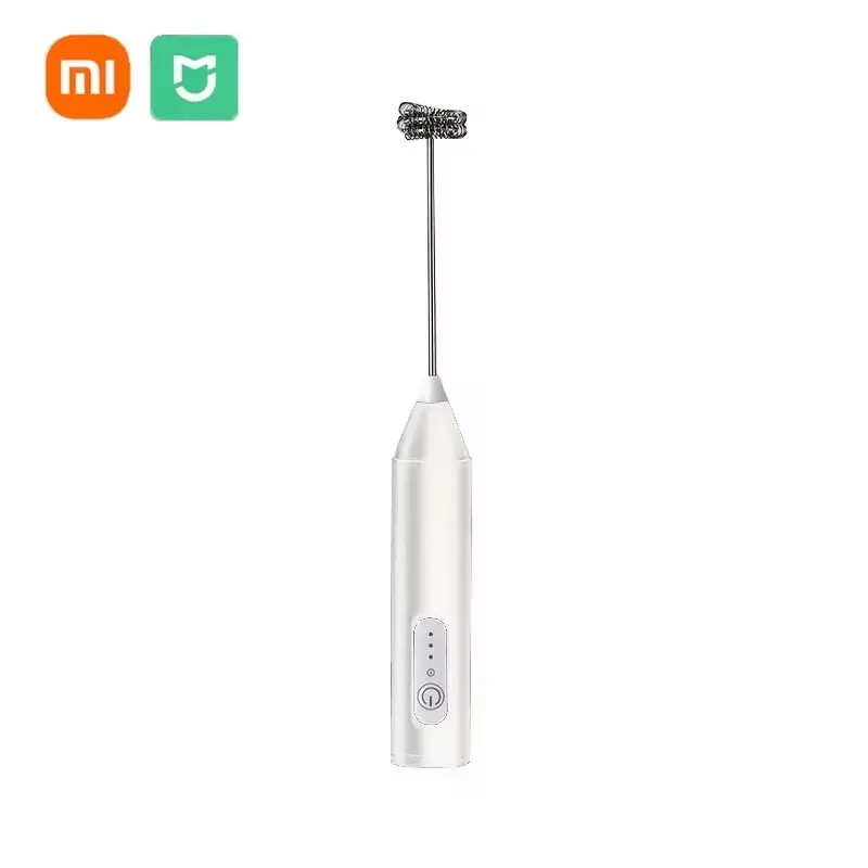 XIAOMI Electric Milk Frother Mini Handheld Wireless Powerful Type-C Rechargeable Convenience Coffee Milk Whipping Kitchen Whisks MIJIA