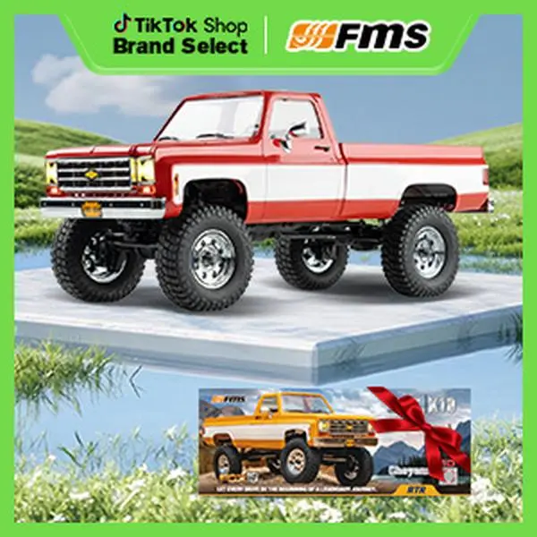 FMS 18 proportions  FCX18S Chevrolet K10 V2 S RTR LIVE
