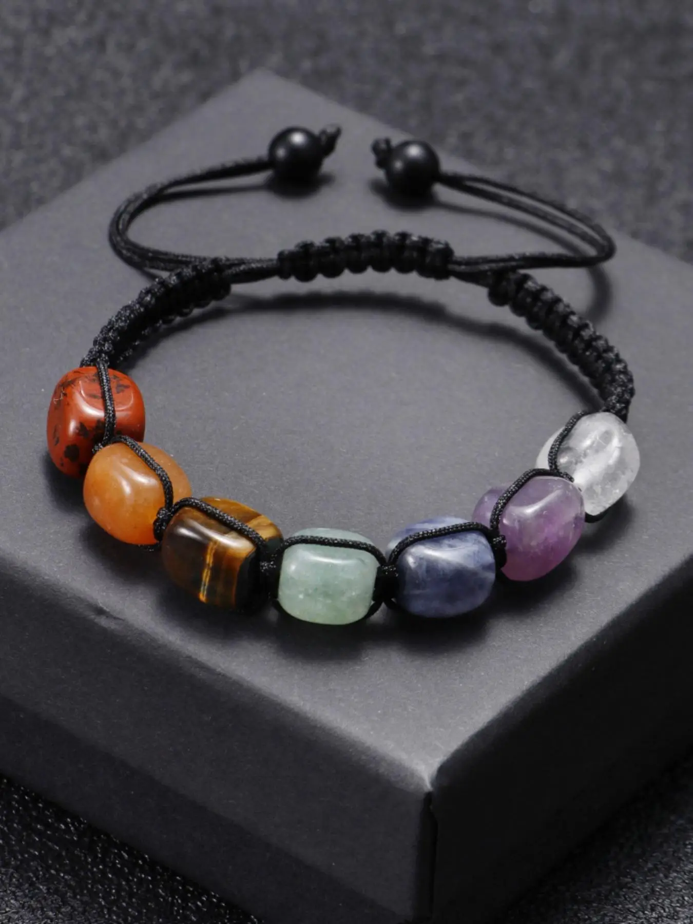 Natural Stone Bracelet, Adjustable Fashion Accessories for Both Men & Women for Party, Daily Clothing Decor, Trendy All-match & Exquisite Jewelry for