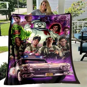 A fun Ghostbusters themed blanket that is soft, lightweight and durable, perfect for any home and a great Christmas or Halloween gift.