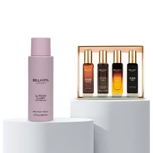 The Juicy Edge Duo by Bellavita Luxury | Men’s Perfume Gift Set & Litchi Lust Hair & Body Mist | Fresh Fruity Scents | Notes of Citrus, Florals & Juicy Litchi | Long-Lasting Eau De Parfums & Revivable Water-Based Mist | Vegan & Cruelty-Free