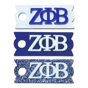 Zeta Phi Beta Sorority H2.0 Tumbler Nameplate for 20, 30 & 40 oz