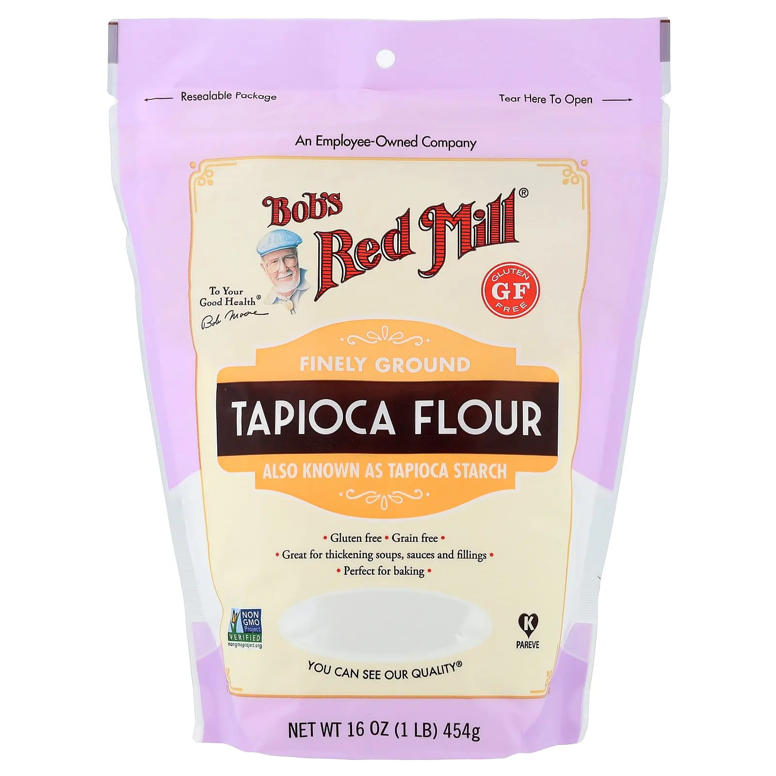 Bob's Red Mill Tapioca Flour, Gluten Free, 16 oz (454 g)