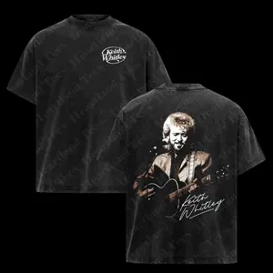 Vintage Keith Whitley 80s Country Music T-Shirt – 2-Sided Retro Graphic Tee, Unisex Cotton Shirt for Country Fans & Classic Music Lovers