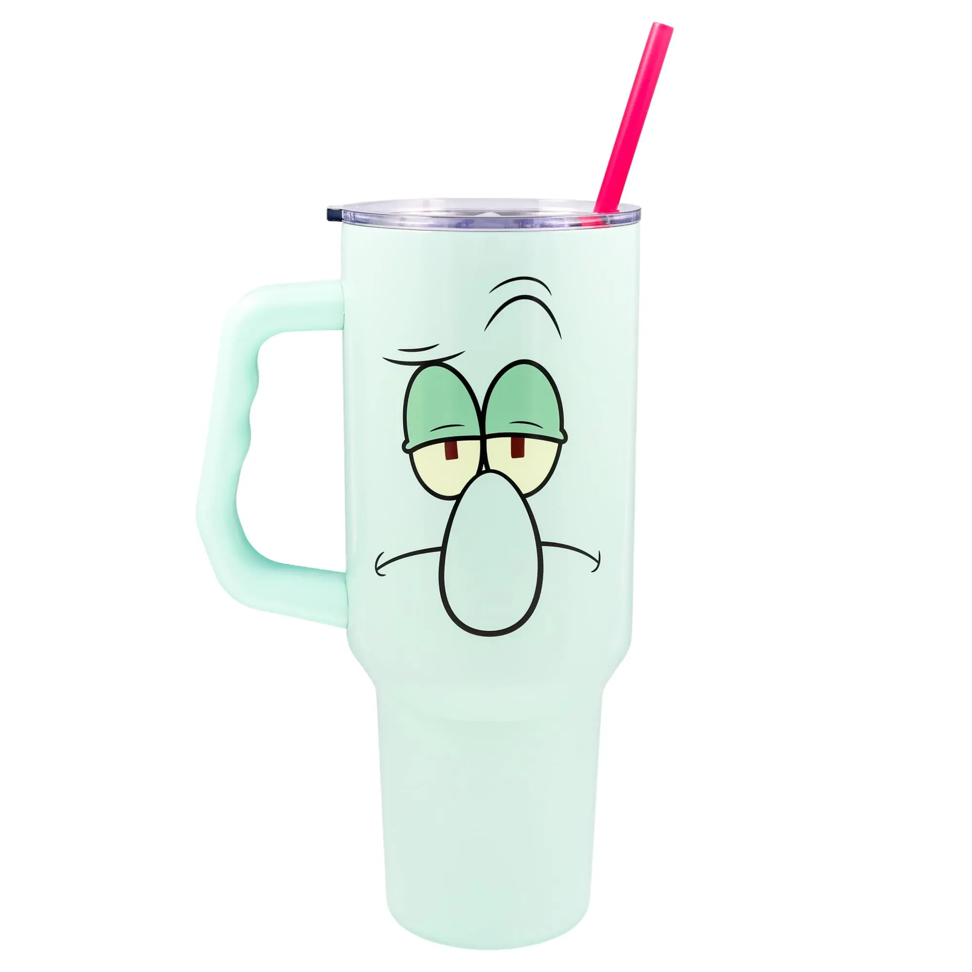 Nickelodeon SpongeBob SquarePants Squidward 40-Ounce Stainless Steel Tumbler Nickelodeon SpongeBob SquarePants Squidward 40-Ounce Stainless Steel Tumbler