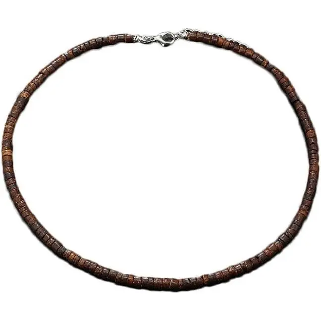 Puka Shell Beaded Necklace Men Summer Surfer Seed Necklace Seashell Beads Necklace for Women Beach Necklace for Men Beach