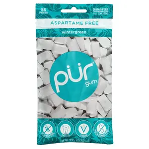 The PUR Company Chewing Gum, Wintergreen, 55 Pieces, 2.72 oz (77 g)