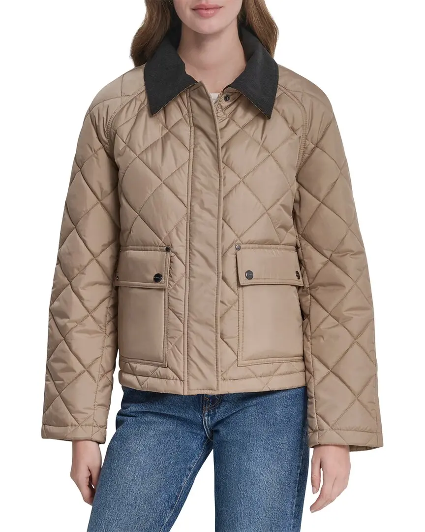 DKNY Quilted Barn Jacket