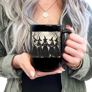 Halloween Coffee Mug, Girls Will Be Girls Witch Mug, Feminist Witch Female Feminism, Girl Power Halloween Gift, Witchy Mug, Fall