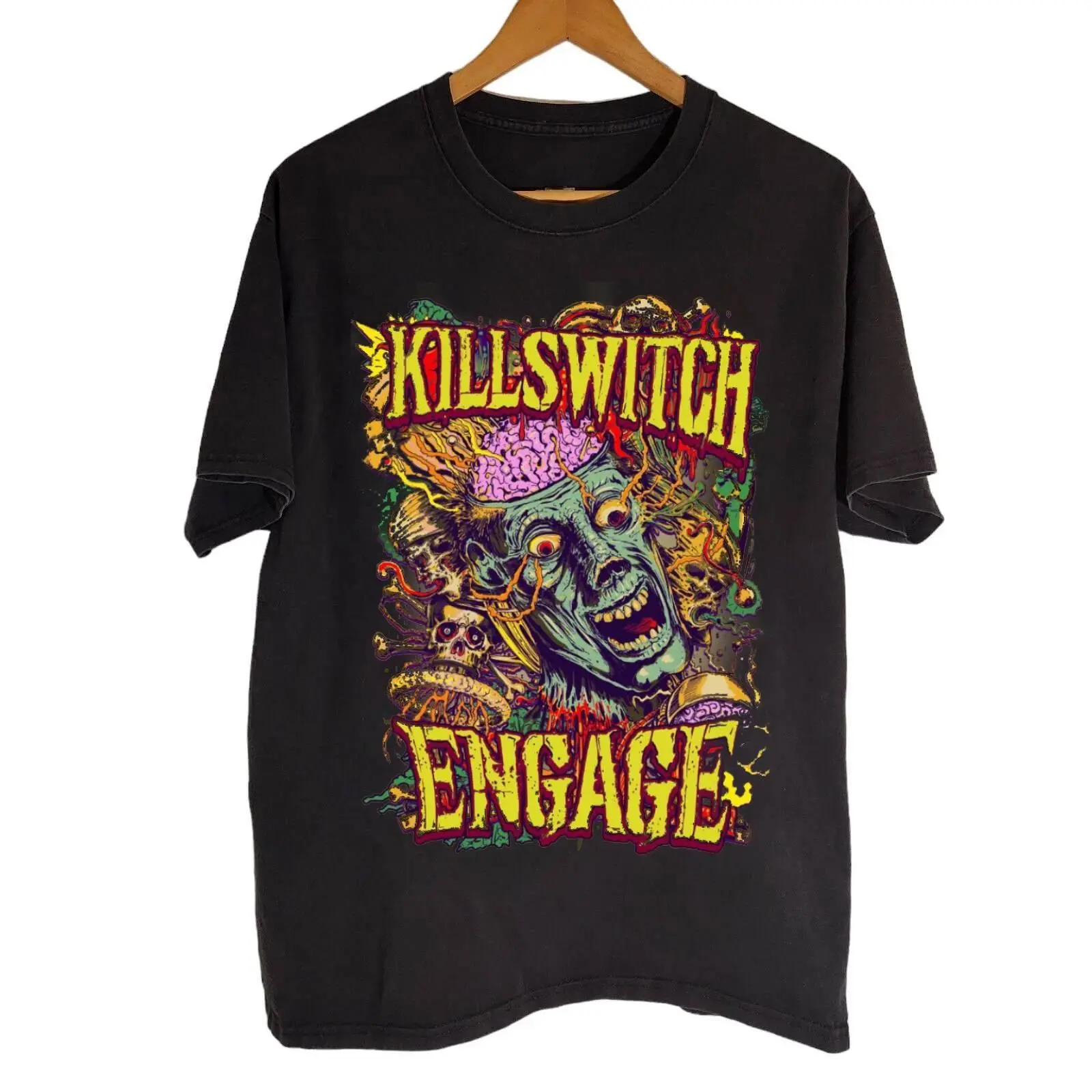 Killswitch Engage Gothic Skull Graphic Gift For Fans T Shirt QH24704