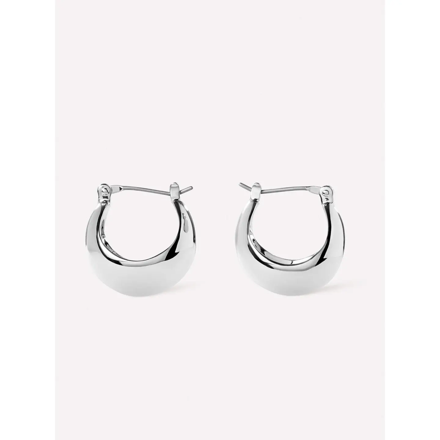 Hoop Earrings - Abby Silver