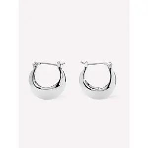 Hoop Earrings - Abby Silver