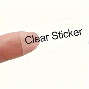 12x40mm/15x30mm thermal printing label paper, transparent label paper, compatible with P11/P12/P15/P50S D30/D30S/D32/D35/Q30, suitable for office/home/school