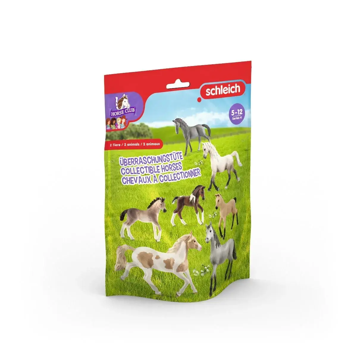 Schleich 2 Piece Collectible HORSE CLUB Blind Bag Series 4