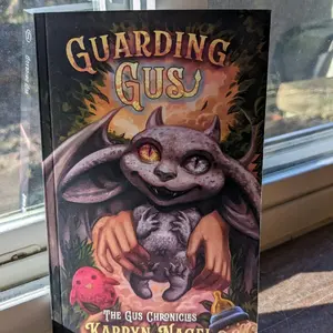 Guarding Gus, Book 1 of The Gus Chronicles, cozy fantasy | Ages 13+| ️‍️‍LGBTQIA+ rep | positive masculinity paperback, signed Soft Cover Regular Edition