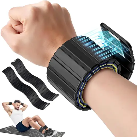 2025 Upgraded 1.1 lbs Unisex Magnetic Ankle Weights - Anti-Skid Weight Bands with Magnetic Clasps, Silicone Waterproof Wear, Adjustable Straps, Odor-Resistant Fitness Equipment for Resistance Training, Fashion Accessories