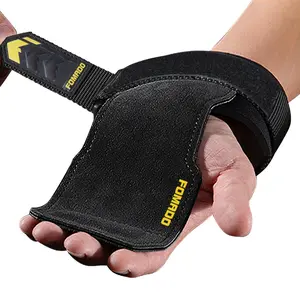 Weight Lifting Gloves, 1 Pair Palm Protector Handlebar, Grip Handheld Hand Band, Wrist Strap, Fitness Gloves for Men & Women, Gym Accessories
