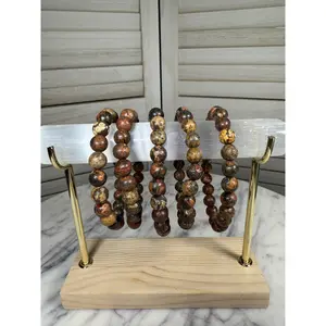 8mm Leopard Jasper Bracelet