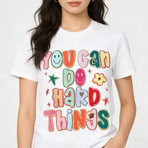 Comfort Colors You Can Do Hard Things Teacher Shirt, School Counselor T-Shirt, Special Education Teacher Shirt, SPED Teacher Shirt Gift