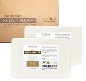 10 LB - Shea Butter - Melt and Pour Soap Base by Velona | SLS/SLES free | Natural Bars for The Best Result for Soap-Making