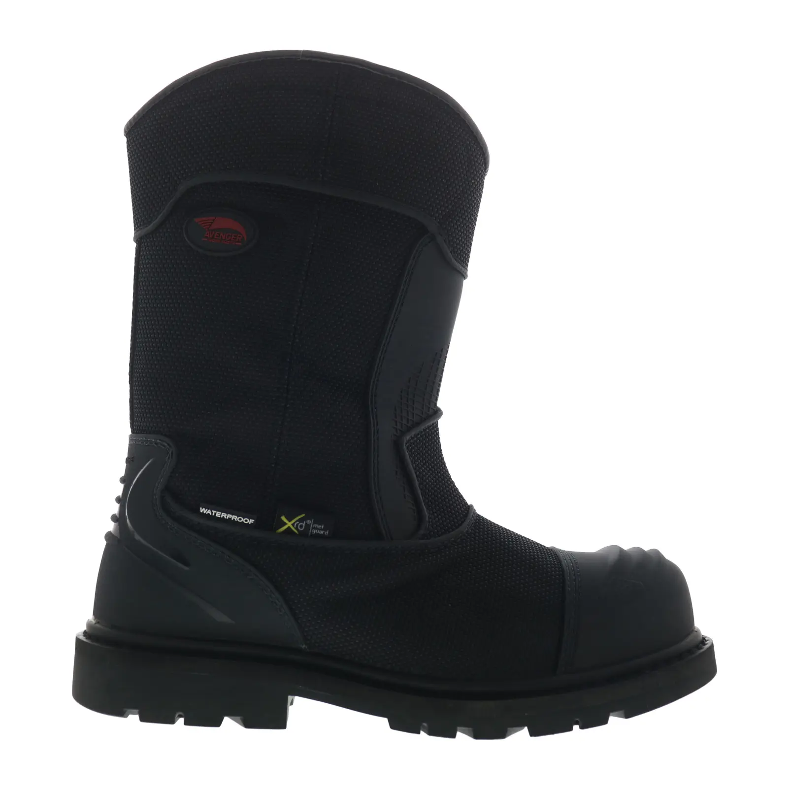 Avenger Hammer Wellington Carbon Toe WP Mens Black Work & Safety Boots