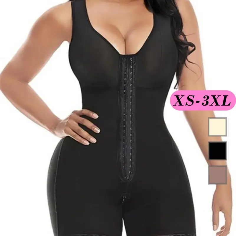 XS-3XL, Women's Strappy Contrast Lace Faja Full Body Shapewear Romper, Chic Elegant Hook & Eye Closure Contrast Mesh Shaper for Daily Wear, Ladies Shapewear for All Seasons, Underwear, Shapewear Daily Use