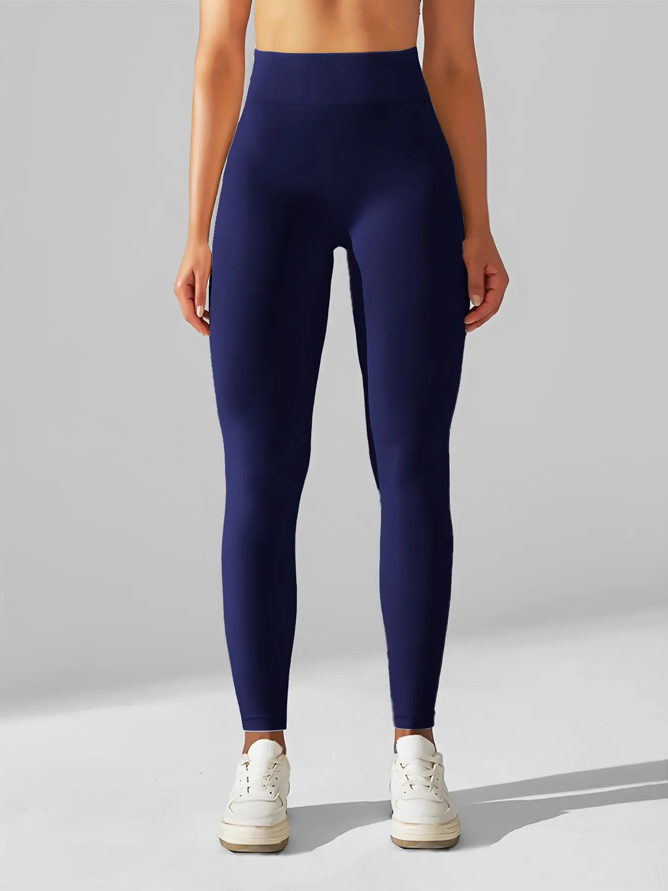 Women's Workout Leggings, Ribbed Seamless High Waisted with Tummy Control & Butt Lift for Yoga & Fitness Women's Workout Leggings, Ribbed Seamless High Waisted with Tummy Control & Butt Lift for Yoga & Fitness