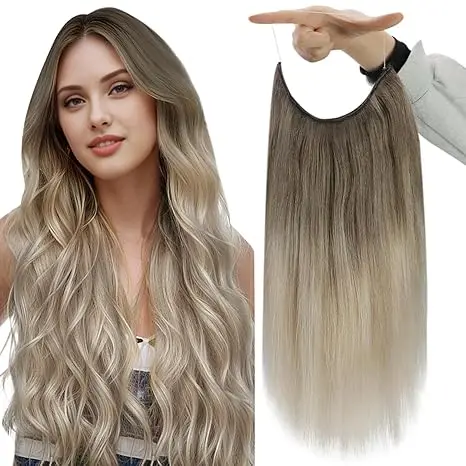 #8/60/18 Light Brown to Platinum Blonde Mixed Ash 