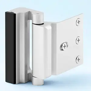 Door Reinforcement Lock – Heavy-Duty Aluminum Security Bar | 3 Colors