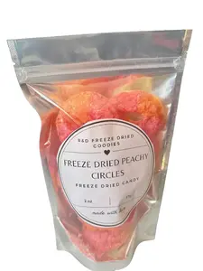 Freeze Dried Peachy Circles