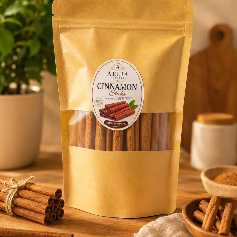 Whole Cinnamon Sticks, 5 oz Premium Bois de Canelle