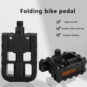 Bicycle Folding Pedals Mountain Bike Pedals Plastic Folding Pedals Folding Bike Pedals Foot Pegs