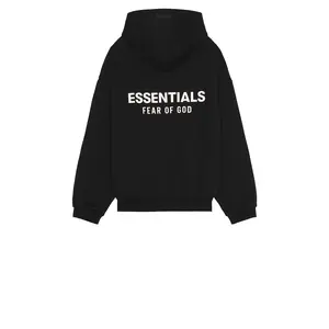 Fear of God ESSENTIALS Fleece Hoodie in Black Unisex