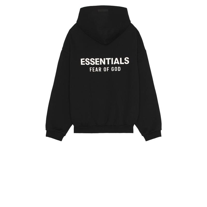 Fear of God ESSENTIALS Fleece Hoodie in Black Unisex
