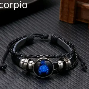 Scorpion Sodiac Sign Bracelet Set Unisex.