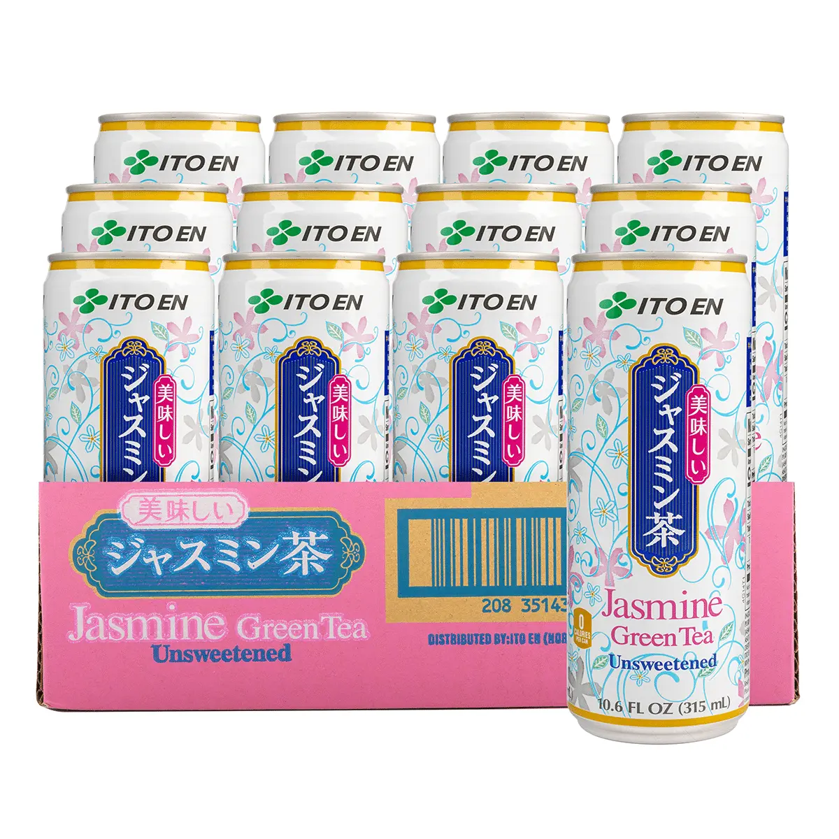 Itoen Unsweetened Jasmine Green Tea - 12 Cans (315ml x 12, total 127 fl.oz.) Itoen Unsweetened Jasmine Green Tea - 12 Cans (315ml x 12, total 127 fl.oz.)
