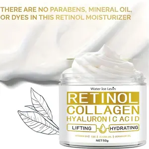 Water Ice Levin Retinol Cream 50g Deep Moisturizing Face Cream, Skincare, Hydrating and Nourishing, Suitable for All Skin Types