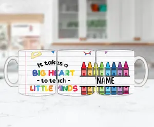 Customizable teacher's coffee mug